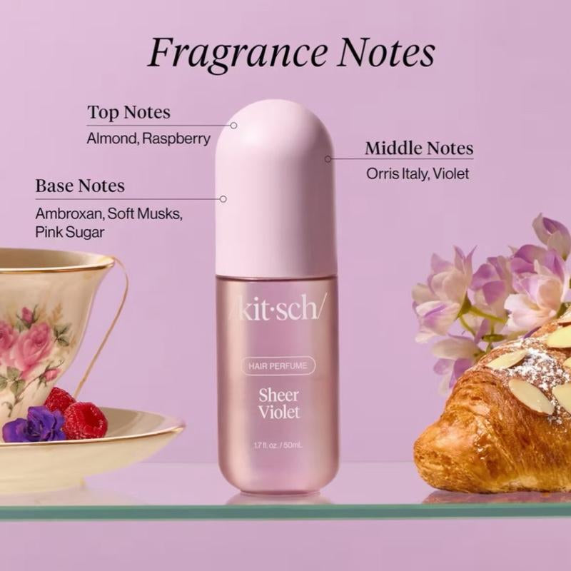 Kitsch Hair Perfume - Patented Odor-Eliminating Technology - Pistachio Latte, Amber Shores, Warm Sugar, Sheer Violet, Tart Cherry - Vegan & Cruelty-Free••Discovery Set Available