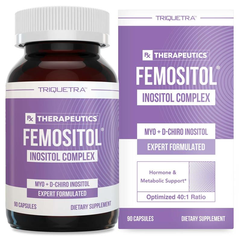 Femositol by Triquetra | Inositol Supplement | Myo-Inositol & D-Chiro Inositol Complex | Clinically Validated 40:1 Ratio Healthcare Healthy