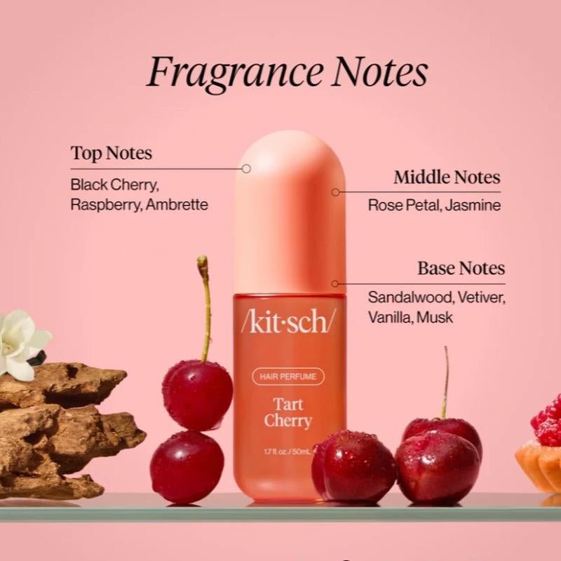 Kitsch Hair Perfume - Patented Odor-Eliminating Technology - Pistachio Latte, Amber Shores, Warm Sugar, Sheer Violet, Tart Cherry - Vegan & Cruelty-Free••Discovery Set Available