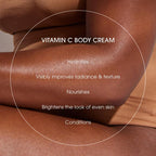 Advanced Clinicals Vitamin C Brightening Body Cream | Helps Improves Look of Dark Spots & Uneven Skin Tone, 16 Fl Oz