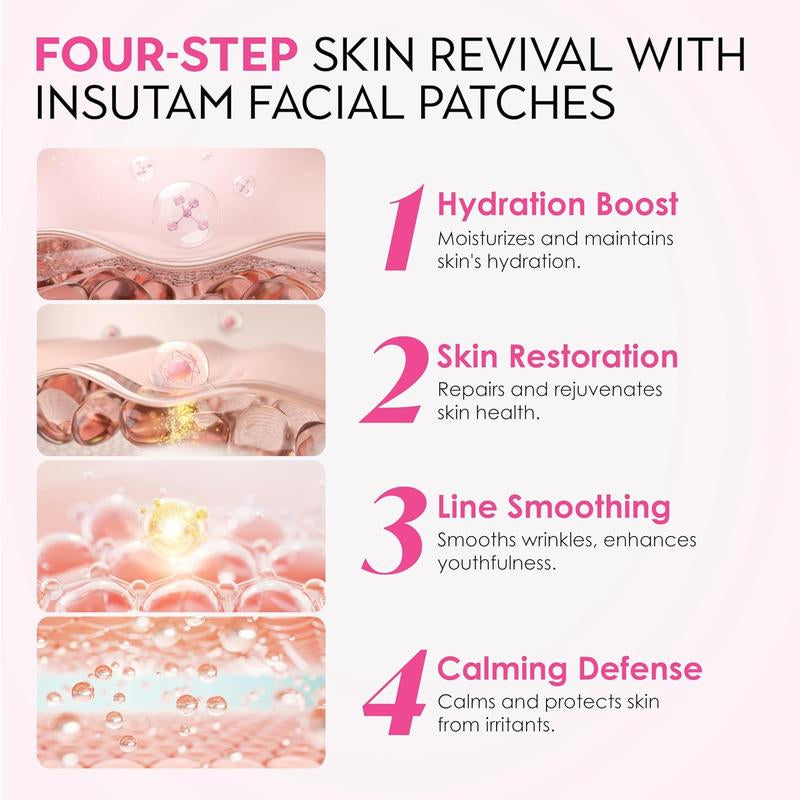 Forehead Wrinkle Patches for Anti-Wrinkles: Overnight Face Wrinkles Patches to Lift Smile Lines for Women 12Prs